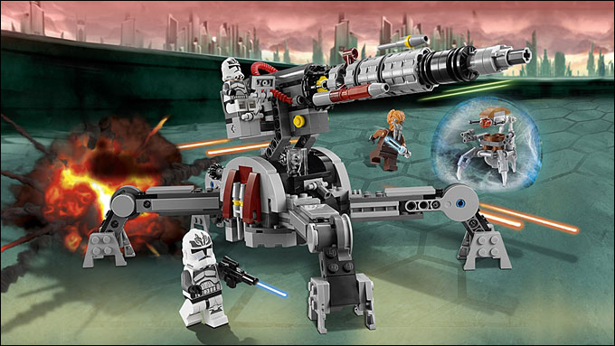 LEGO Star Wars: le Char d'Assaut Blindé (aat) de guerre des clones