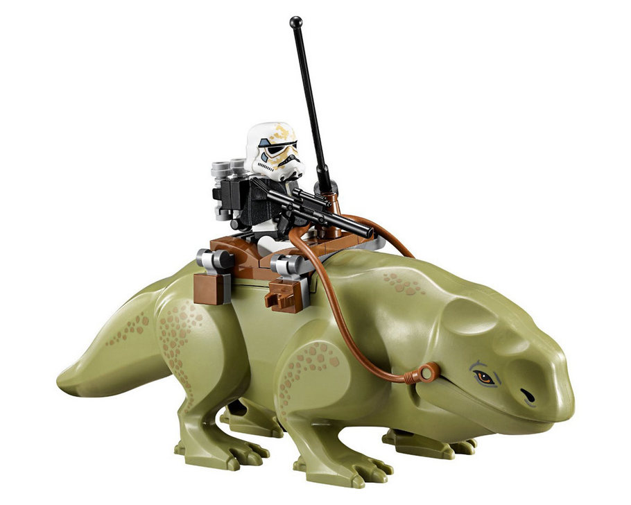 Le nouveau Sandtrooper et le nouveau Dewback du set 75052 Mos Eisley Cantina