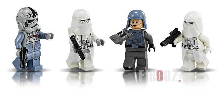 Les minifigurines du set 75054 AT-AT