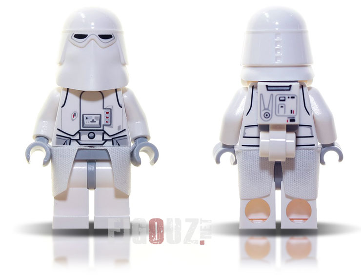 Les nouvelles minifigurines de Snowtroopers du set 75054 AT-AT