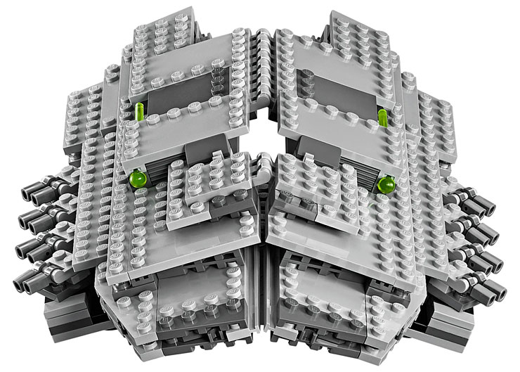 Zoom sur le module d'armement du Star Destroyer 75055