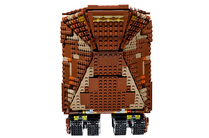 Vue de face du set UCS 75059 Sandcrawler