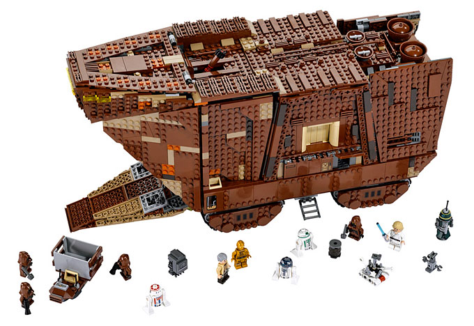 Le set UCS 75059 Sandcrawler dans son ensemble