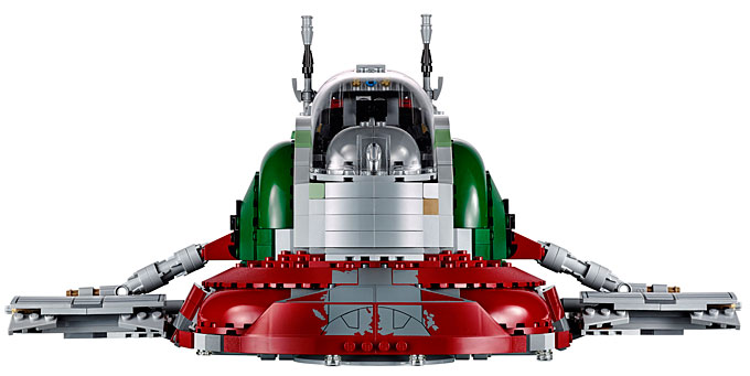 Vue de face du set UCS 75060 Slave I