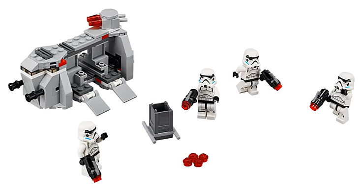 Le contenu du set 75078 Imperial Troop Transport - Star Wars Rebels