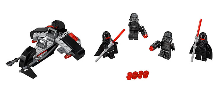 Le contenu du set 75079 Shadow Troopers