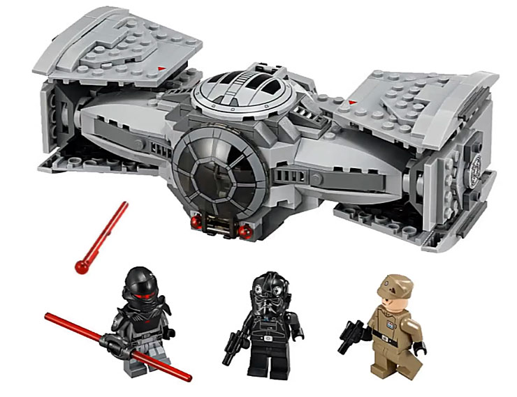 Le contenu du set 75082 TIE Advanced Prototype