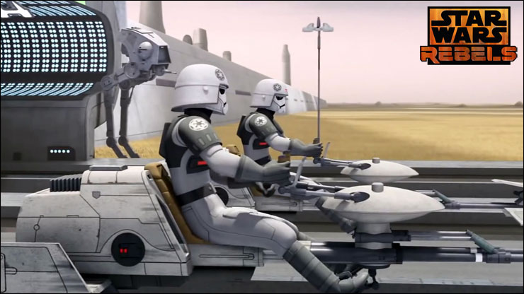 Un AT-DP dans la série animée Star Wars Rebels