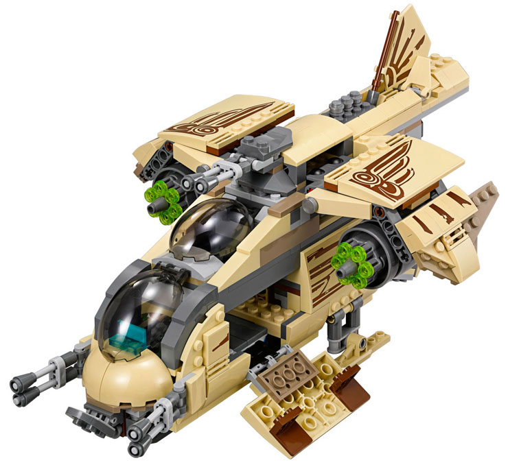 Zoom sur le Wookie Gunship du set 75084