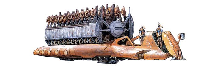 Le concept original du Battle Droid Troop Carrier