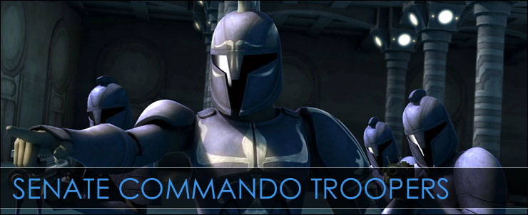 Senate Commando Troopers dans la série animée Clone Wars