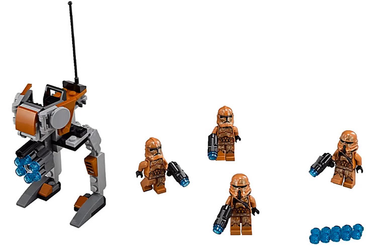 Le contenu du set 75089 Geonosis Troopers