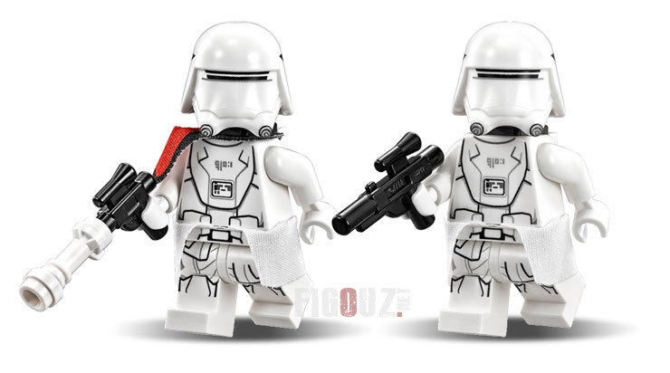 Les minifigurines du set 75100 First Order Snowspeeder