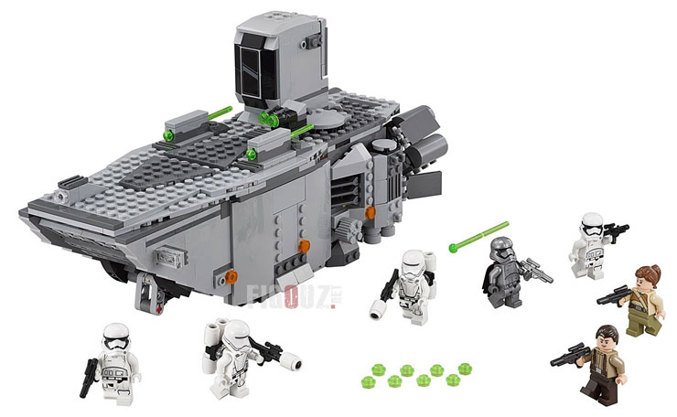 Le contenu du set 75103 First Order Transporter