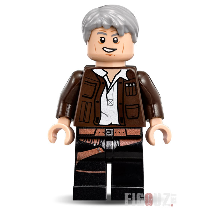 La minifigurine d'Han Solo vieux du set 75105