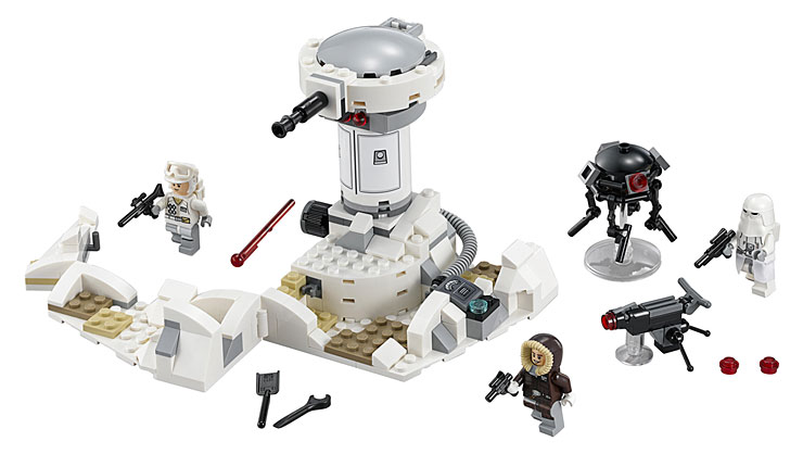 Contenu du 75138 Hoth Attack - Set LEGO Star Wars Saga Originale