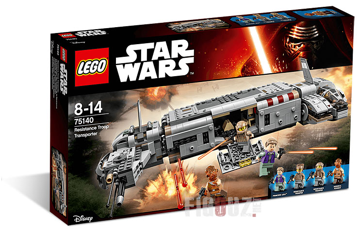 Boîte du 75140 Resistance Trooper Transporter - Set LEGO Star Wars 7 - The Force Awakens