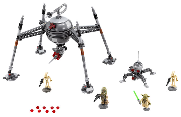 Contenu du 75142 Homing Spider Droid - Set LEGO Star Wars Saga Originale