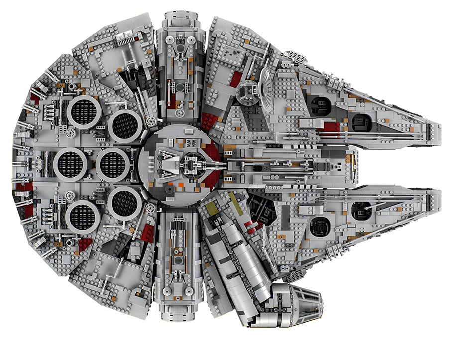 Les scénettes du set 75192 Millenium Falcon UCS