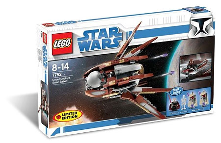 LEGO Star Wars 7752 Count Dooku's Solar Sailer