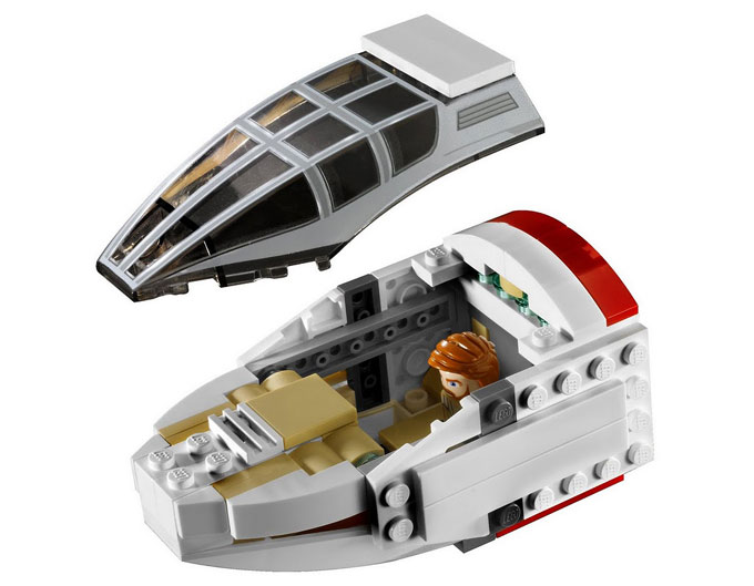 Le cockpit du set 7931 T-6 Jedi Shuttle