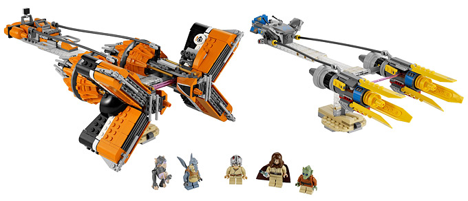 Le set 7962 Anakin's & Sebulba's Podracers - Nouveauté LEGO Star Wars 2011