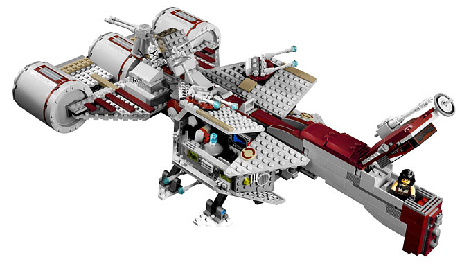 Fonctionnalités du set 7964 Republic Frigate