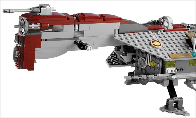 Détails du set 7964 Republic Frigate