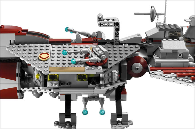 Détails du set 7964 Republic Frigate