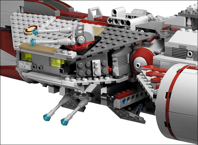 Détails du set 7964 Republic Frigate