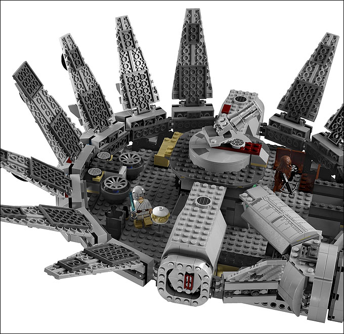 Fonctionnalités du set 7965 Millenium Falcon