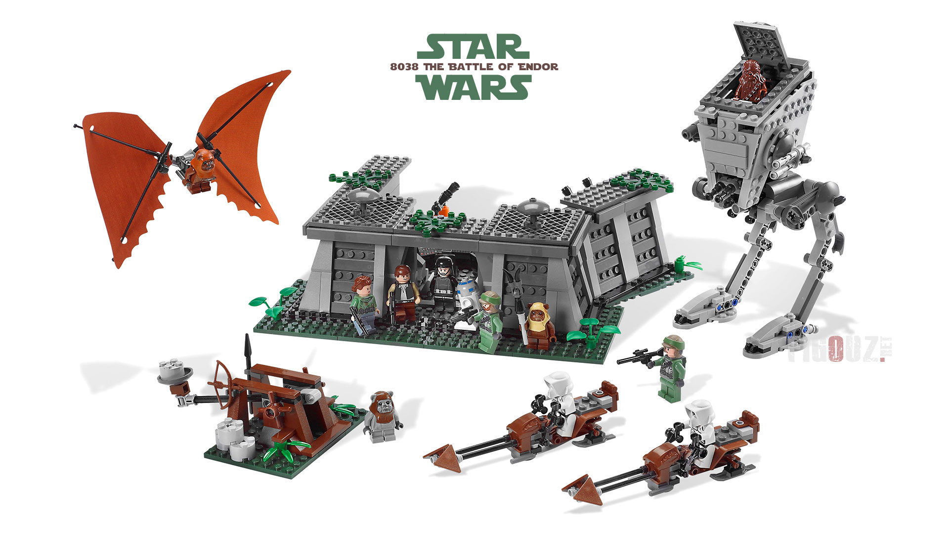 Lego Star Wars 8038 The Battle of Endor Anniversary Edition