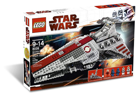 LEGO Star Wars 8039 Venator Class Republic Attack Cruiser
