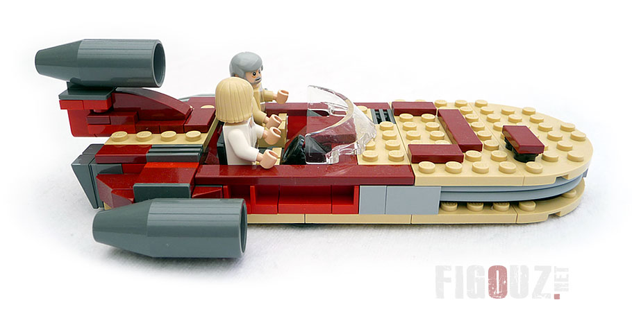 LEGO Luke's Landspeeder -  Le speeder de Luke Skywalker & Obiwan Kenobi sur Tatooine !