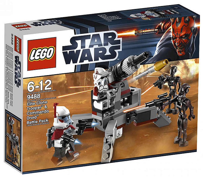 LEGO Star Wars 9488 - Elite Clone Trooper & Commando Droid Battle Pack - Nouveauté LEGO 2012