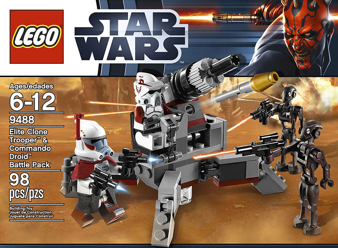 LEGO Star Wars 9488 - Elite Clone Trooper & Commando Droid Battle Pack - Nouveauté LEGO 2012