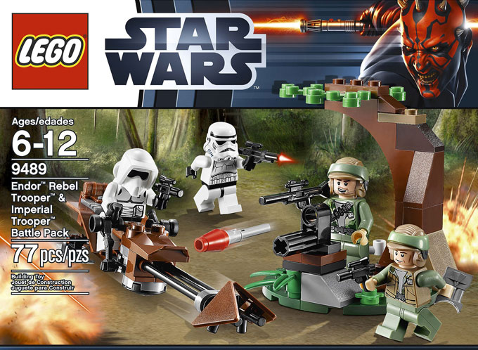 LEGO Star Wars 9489 - Endor Rebel Trooper & Imperial Trooper Battle Pack - Nouveauté LEGO 2012