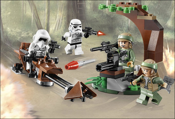 LEGO Star Wars 9489 - Endor Rebel Trooper & Imperial Trooper Battle Pack - Nouveauté LEGO 2012