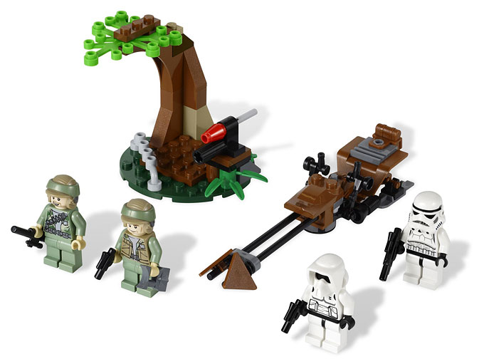 LEGO Star Wars 9489 - Endor Rebel Trooper & Imperial Trooper Battle Pack - Nouveauté LEGO 2012