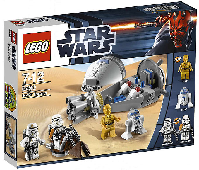 9490 Droid Escape - Nouveauté LEGO Star Wars 2012