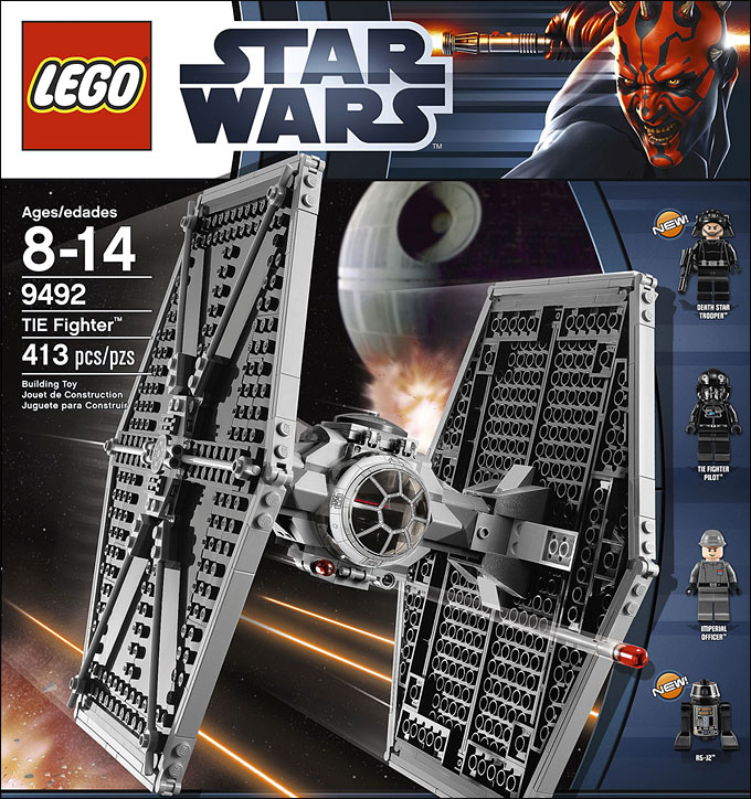 Le visuel de la Boîte du set 9492 TIE Fighter