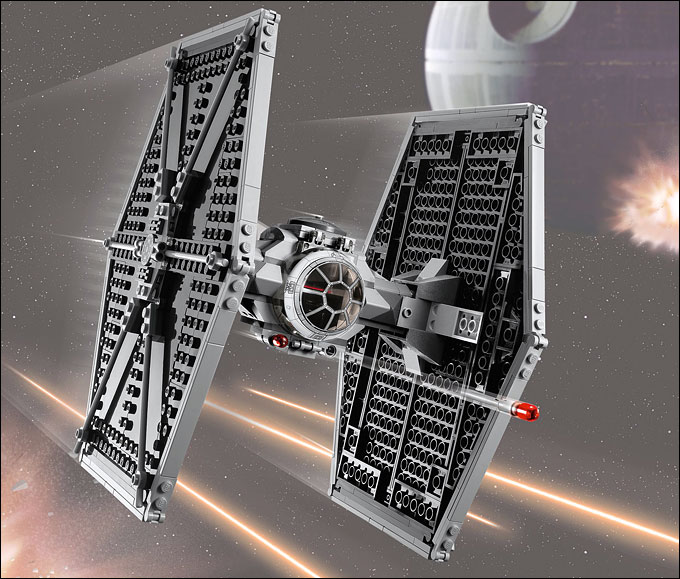 Scène illustrant le set 9492 TIE Fighter