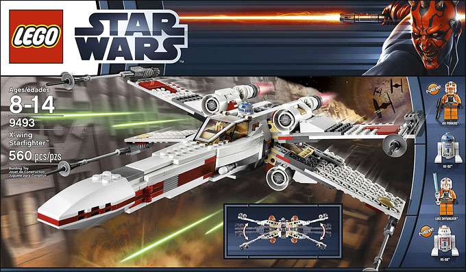 Le visuel de la Boîte du set 9493 X-Wing Starfighter