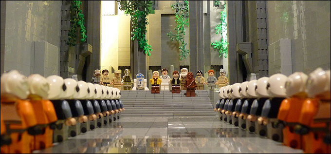 Yavin IV Massassi Temple's Ceremony - Par Legoagogo 