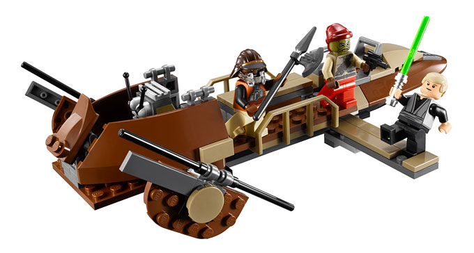 La boîte du set LEGO 9496 Desert Skiff