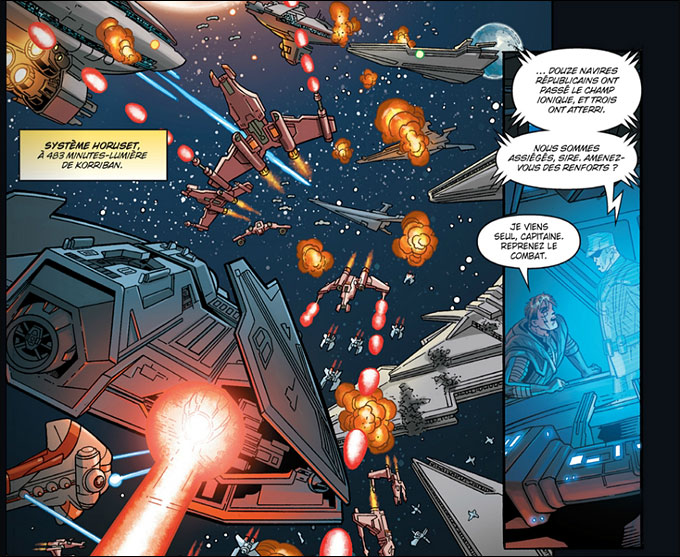 Le Web Comic présentant le Republic Striker Starfighter