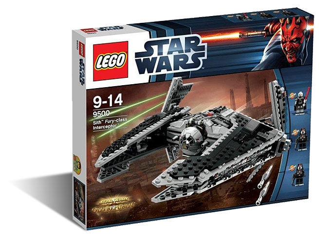 La boîte du set LEGO 9500 Fury Class Interceptor