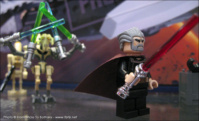 Les minifigurines du set LEGO 9515 Malevolence - Le comte Dooku & le général Grievous