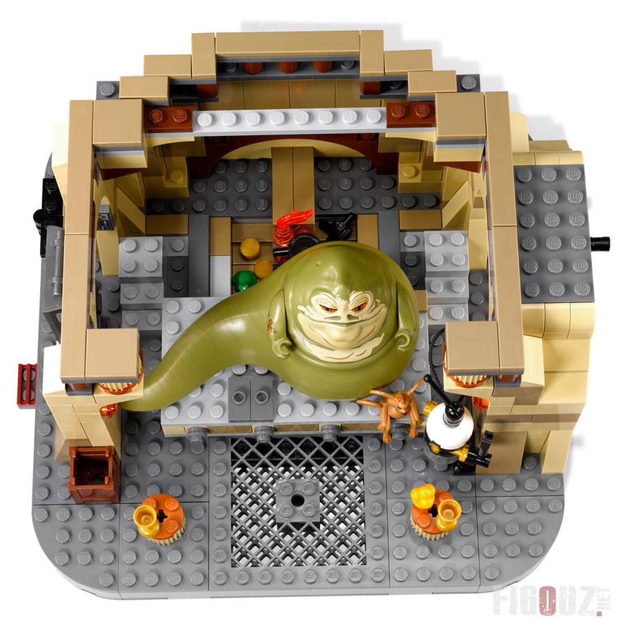 LEGO 9516 Jabba's Palace - Jabba sur son trône mobile