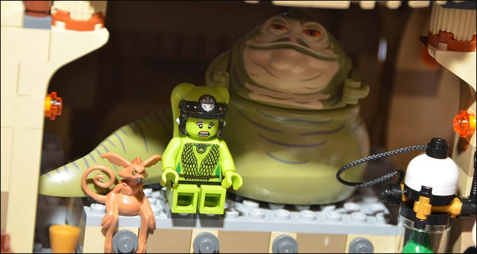 Les minifigurines du set LEGO 9516 Jabba's Palace